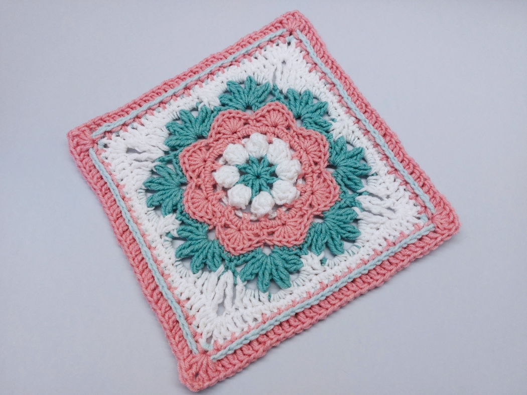 Read more about the article Crochet granny square pattern / Crochet Motif #116