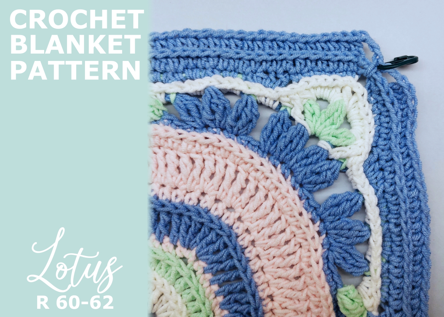 You are currently viewing Crochet Blanket Lotus / Rounds 60-62
