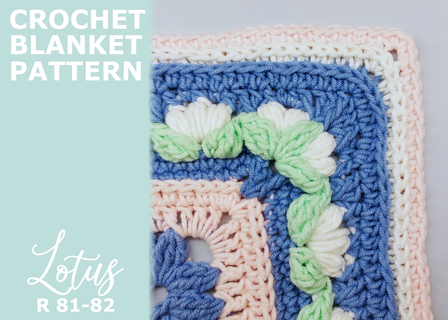Read more about the article Crochet Blanket Lotus / Rounds 81-82