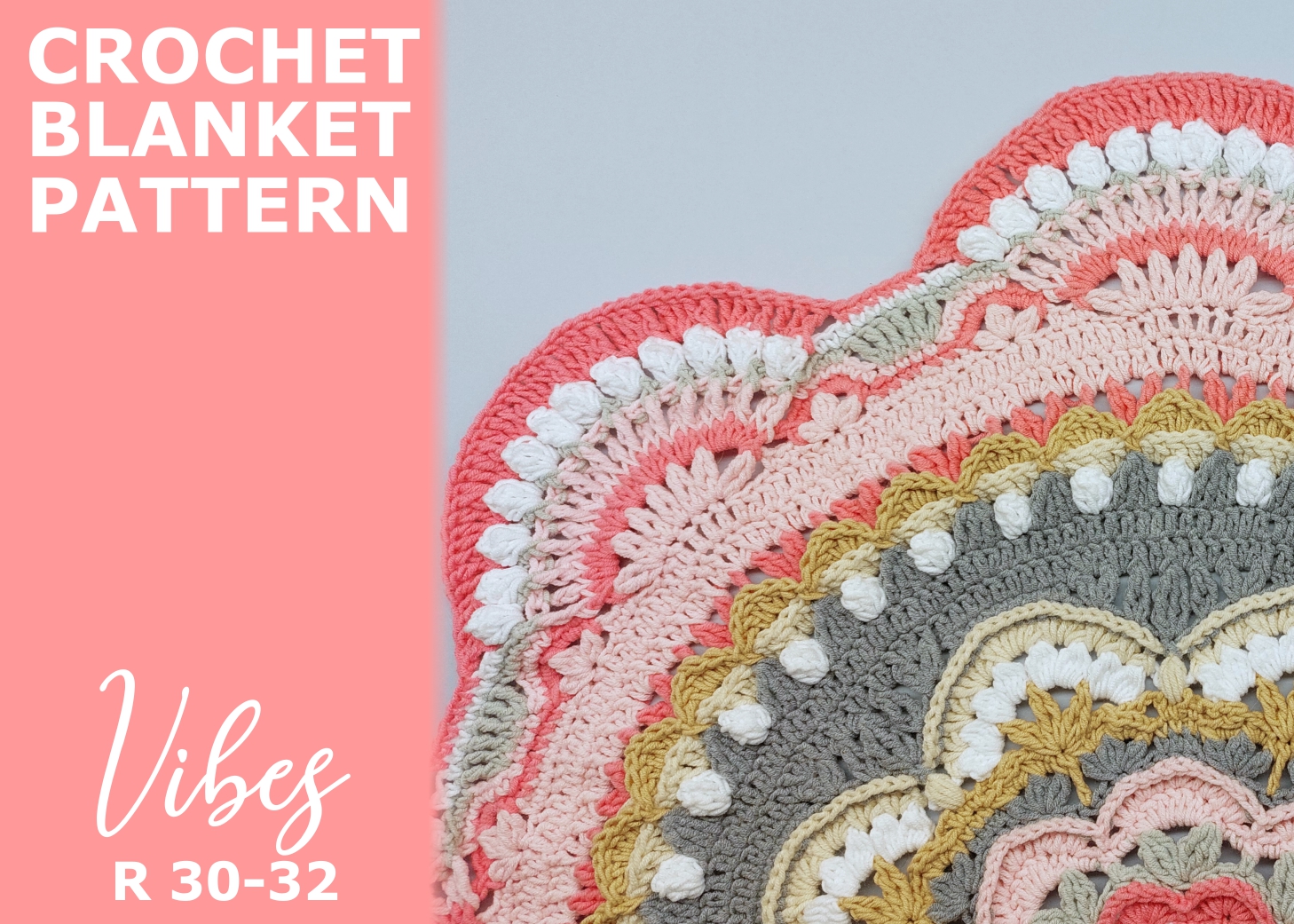 You are currently viewing Crochet blanket Vibes / Rounds 30-32