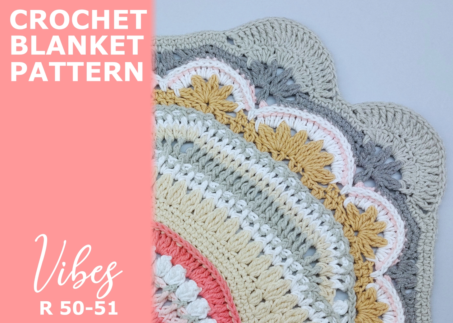You are currently viewing Crochet blanket Vibes / Rounds 50-51