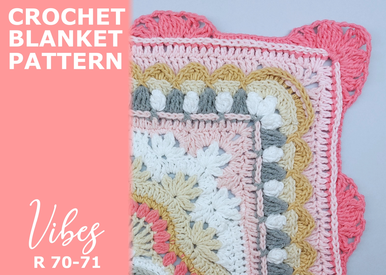 You are currently viewing Crochet blanket Vibes / Rounds 70-71