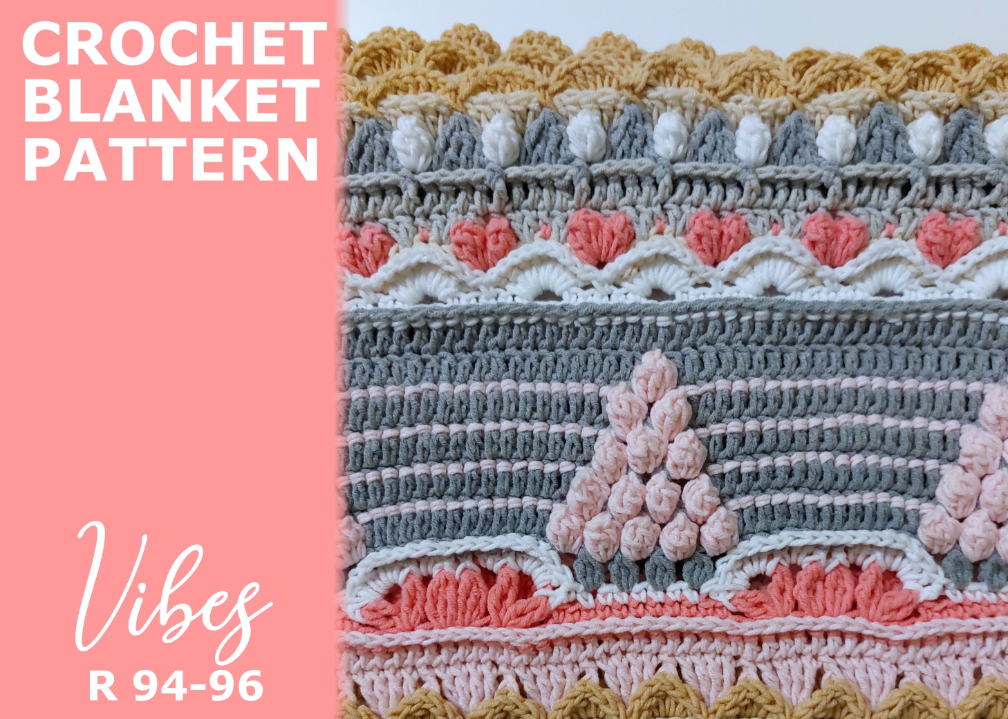 You are currently viewing Crochet blanket Vibes / Rounds 94-96