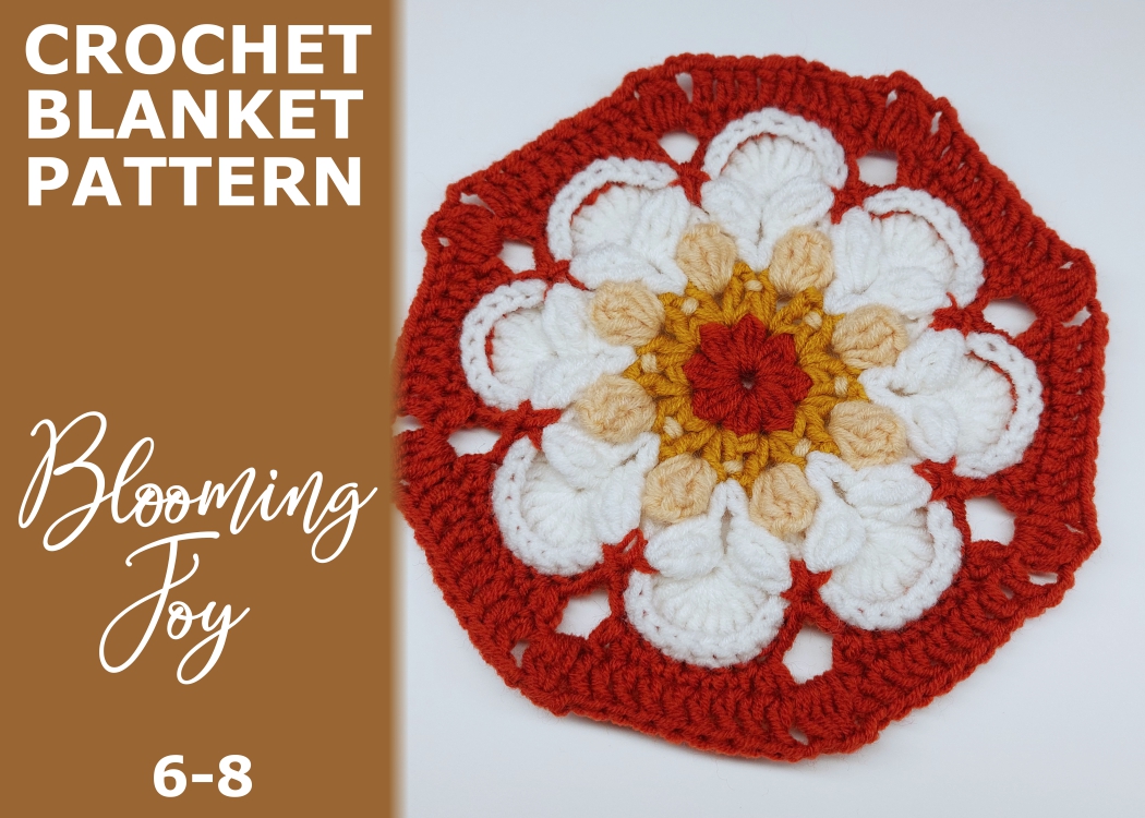 Read more about the article Blooming Joy Blanket / rounds 6-8