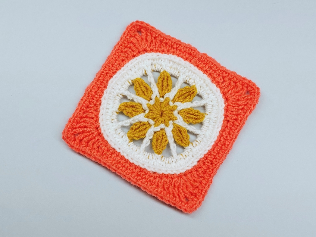 Read more about the article Crochet granny square pattern / Motif #136